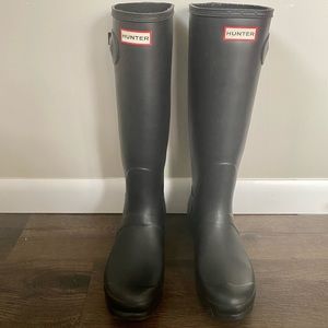 Matte Black Tall Original Hunter Boots